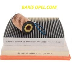 Opel Astra J 1.4 / 1.6 Turbo Motor Periyodik Bakım Filtre Seti Gm Marka