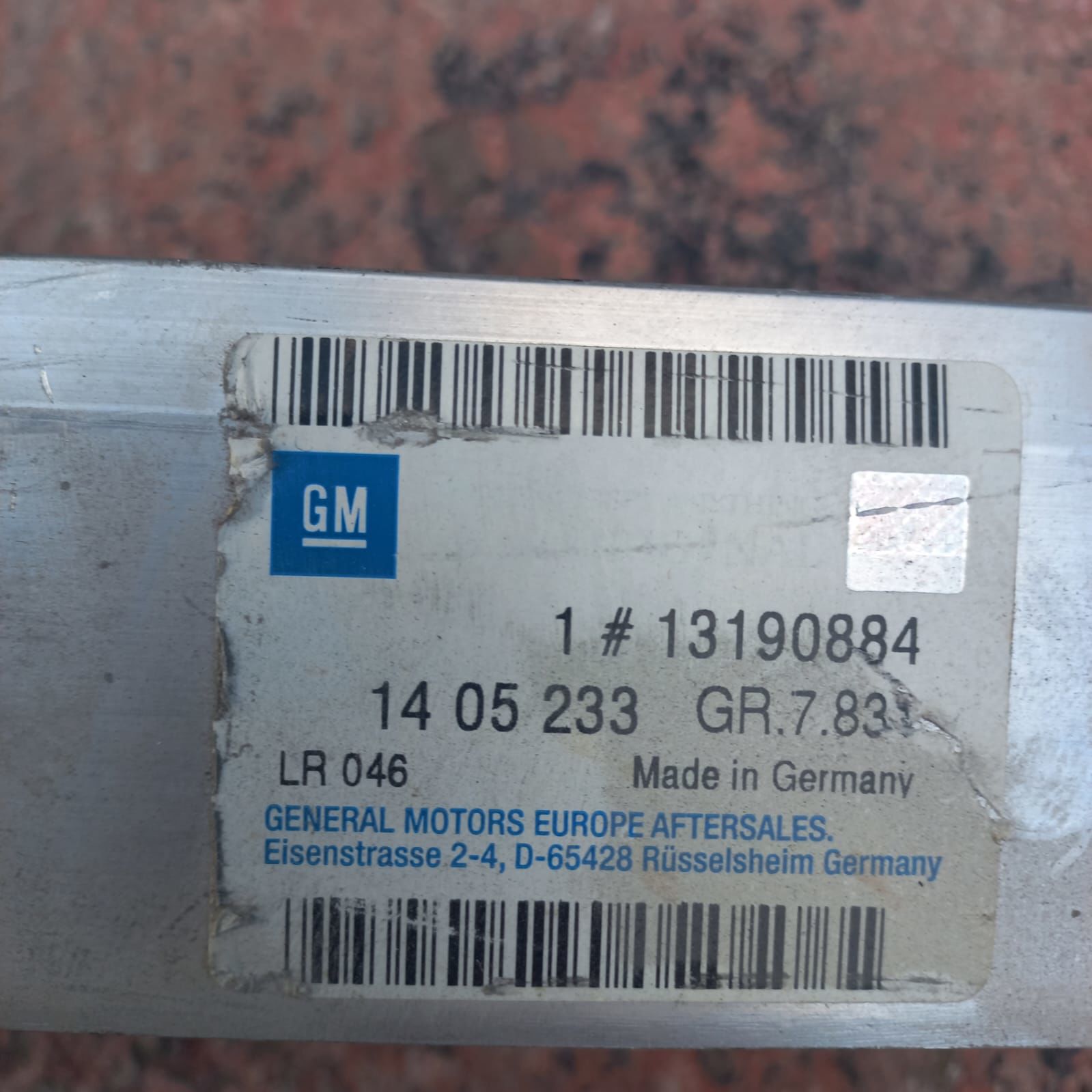 Opel Meriva A Arka Tampon Demiri Gm Marka