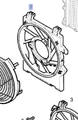 Opel Corsa C Kli̇ma Fan Çerçevesi Gm Marka