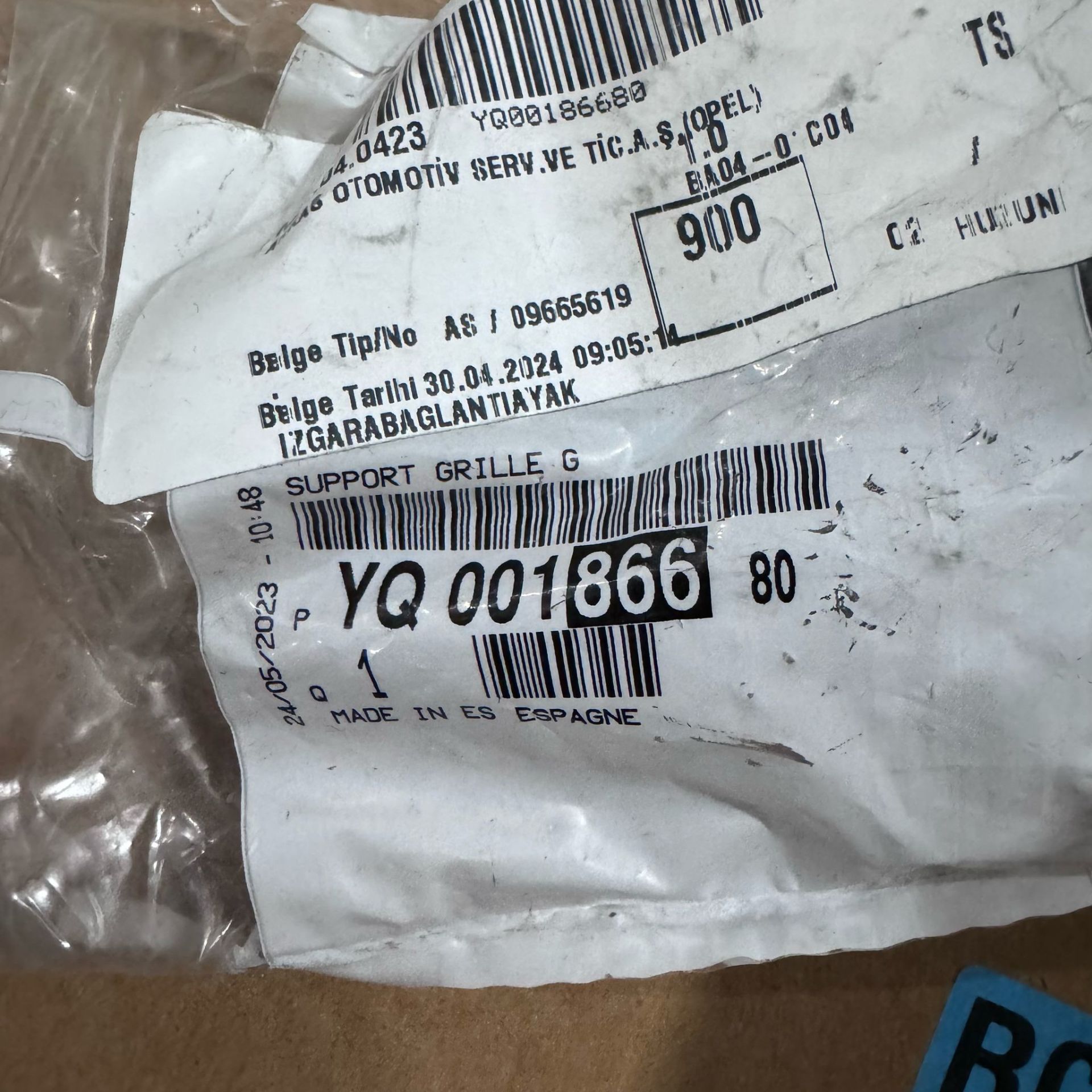 Opel Crossland Sol Tampon Braketi Gm Orjinal Gm Marka YQ00186680