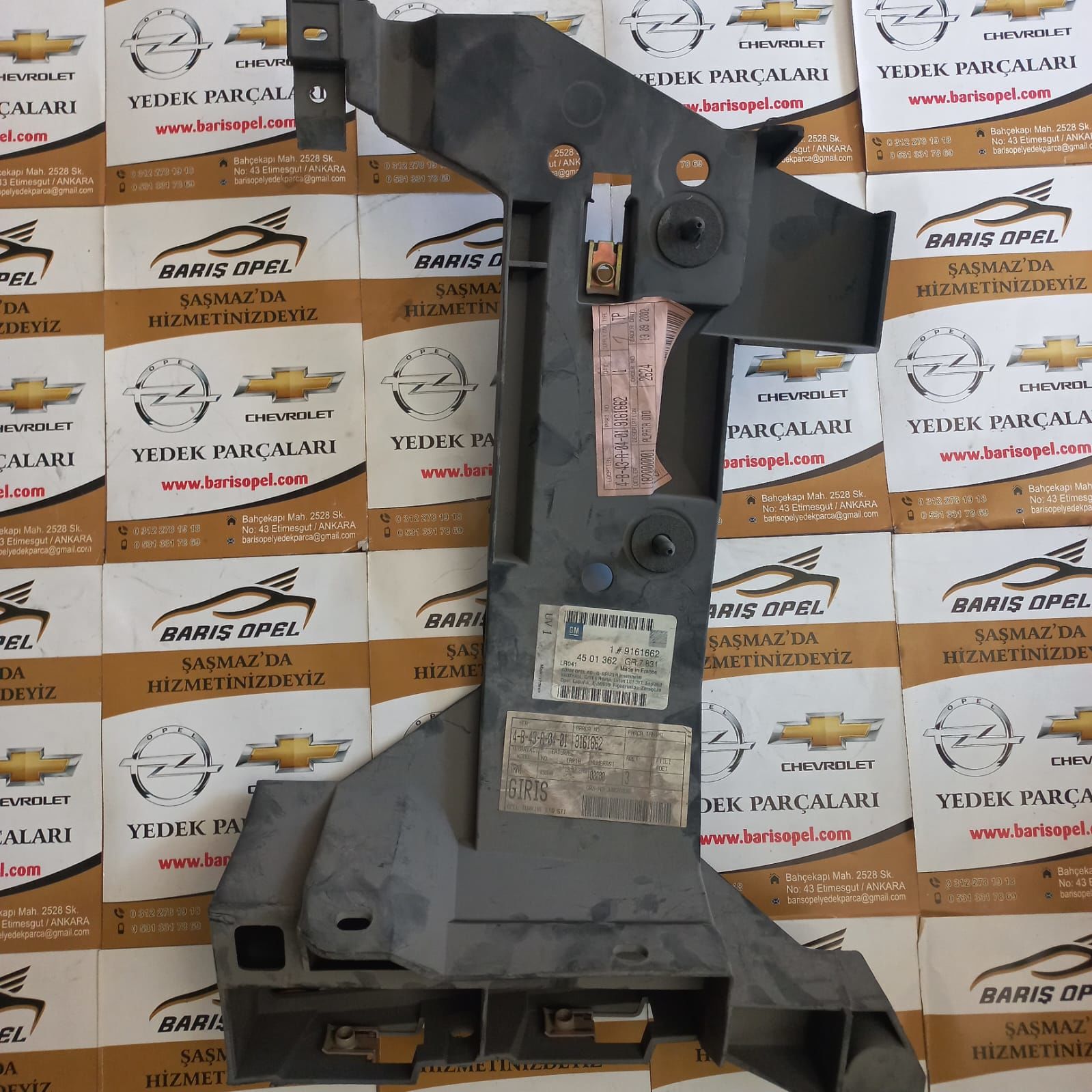 Opel Movano Arka Tampon Yan Braketi Sol Gm Marka