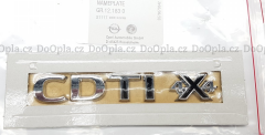 Opel İnsi̇gni̇a Yazi Cdti 4*4 Yazisi Gm Marka