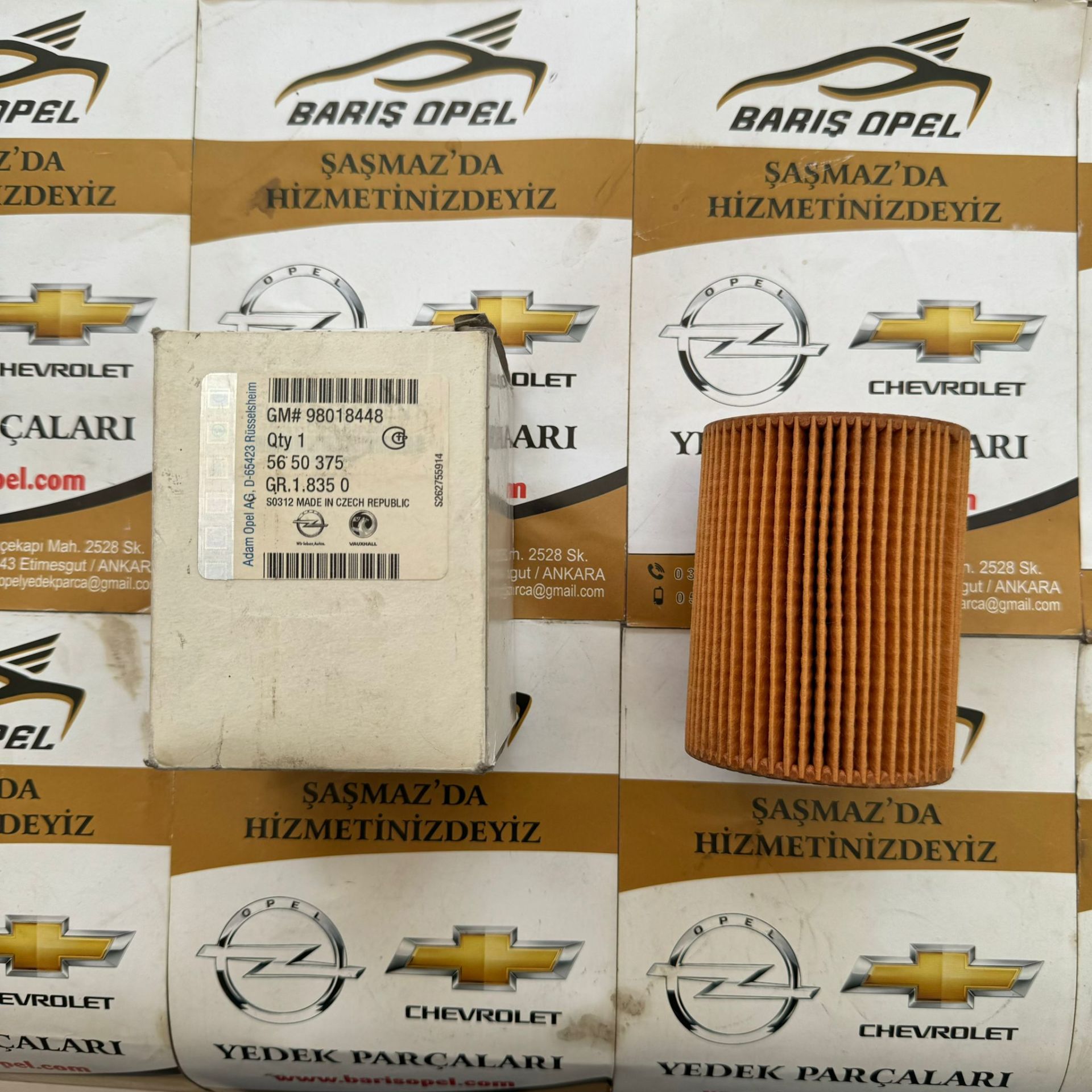 Opel Corsa D 1,7 Di̇zel Yağ Fi̇li̇tresi̇ Gm Marka