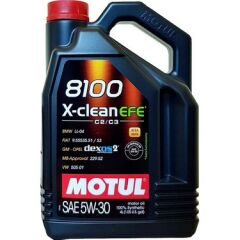 MOTUL 8100 X-Clean EFE 5W30 Dexos2 Partiküllü Motor Yağı 4LT