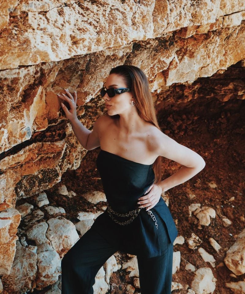 Gilda Siyah Keten Takım