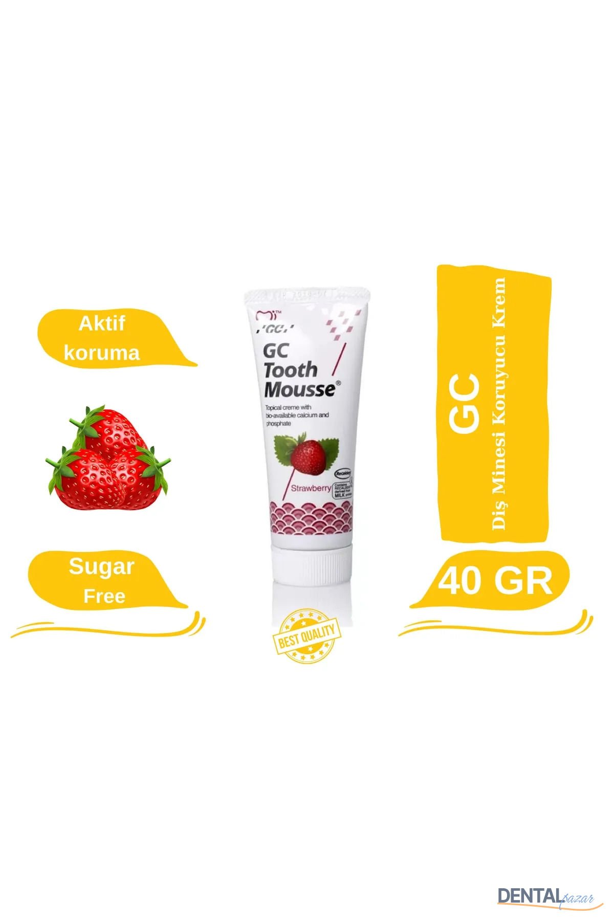GC Tooth Mousse Çilek aroma