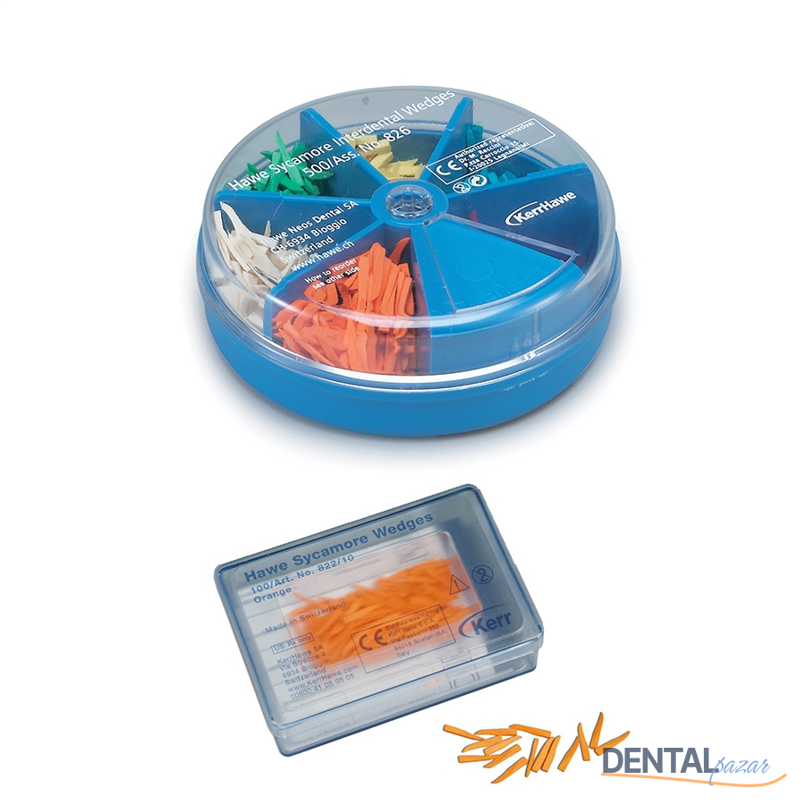 Sycamore İnterdental Ahşap Kama Asorti 1000lik