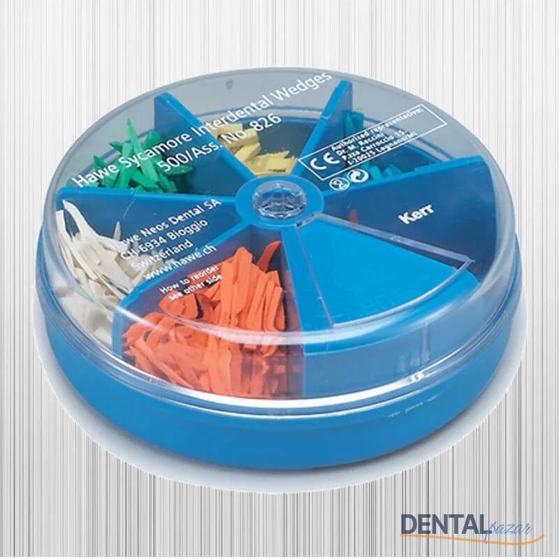 Sycamore İnterdental Ahşap Kama Asorti 500 lük