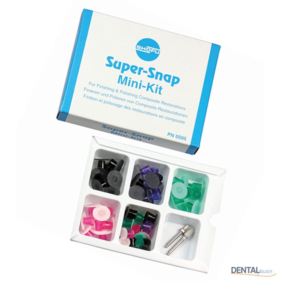 Super Snap Mini Kompozit Cilalama ve Bitirme Disk Seti 48 Li