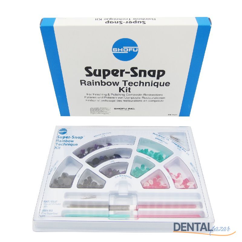 Super Snap Rainbow Kompozit Cilalama ve Bitirme Disk Seti 180 li ***