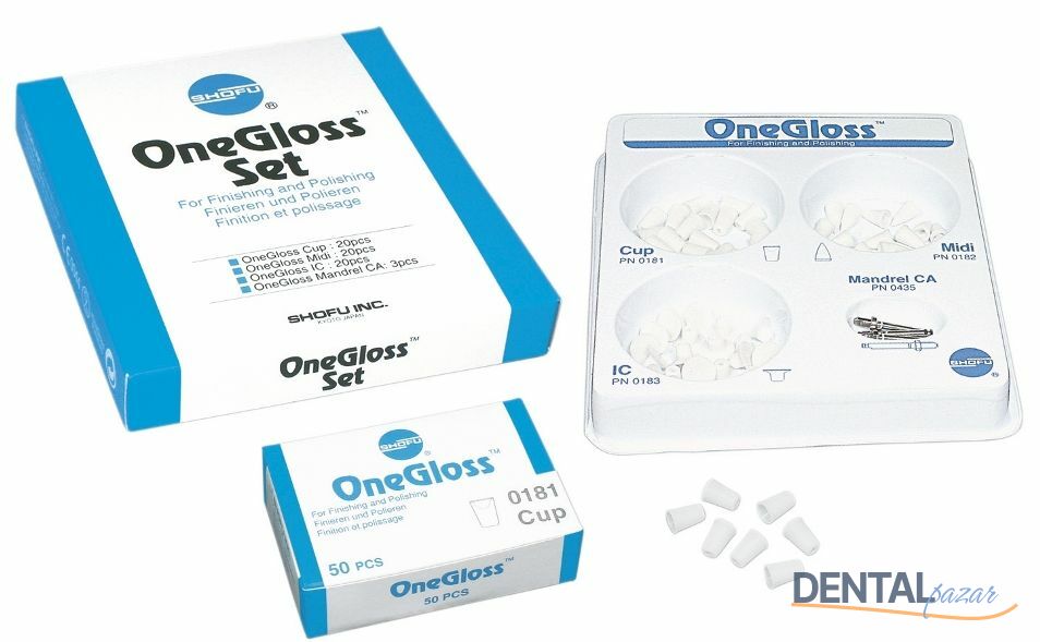 One Gloss Set - Tek Aşamalı Kompozit Cila Seti - Aluminyum Oksit İçerikli