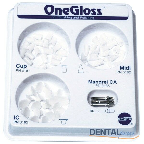 One Gloss Set - Tek Aşamalı Kompozit Cila Seti - Aluminyum Oksit İçerikli