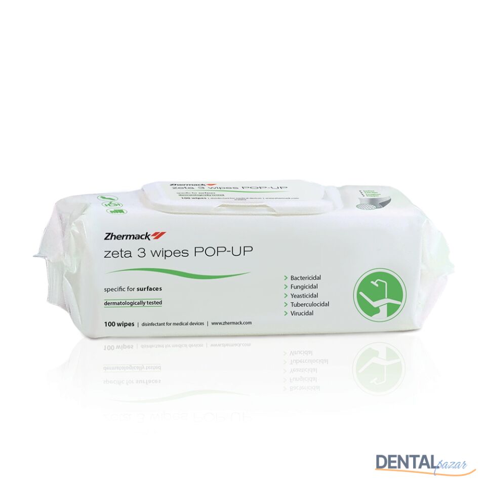 Zeta 3 Wipes - Dezenfektanlı Temizleme Mendili