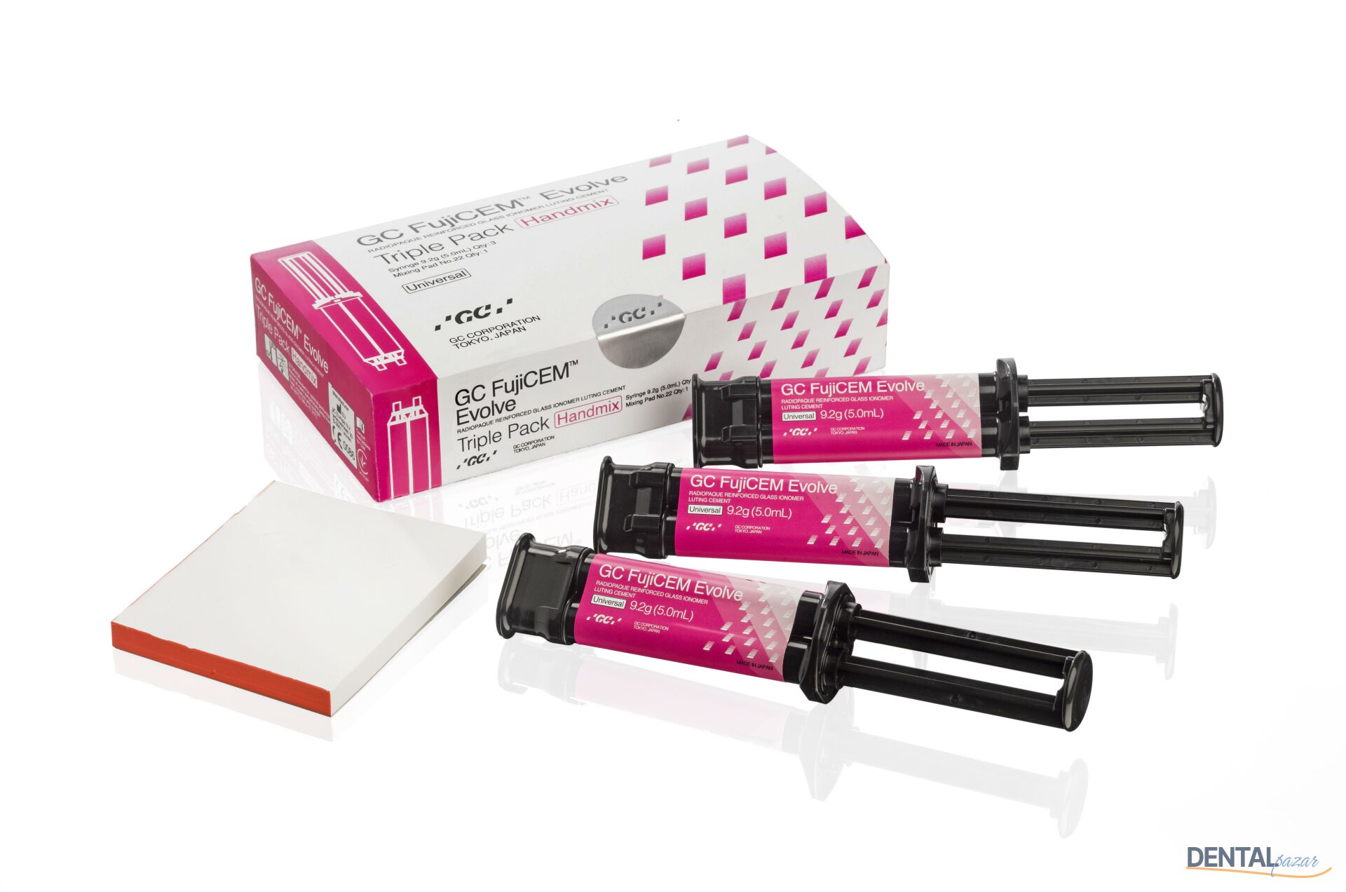 Fujicem Evolve Handmix Siman 3'lü - Rezin Modifiye Cam İyonomer Siman