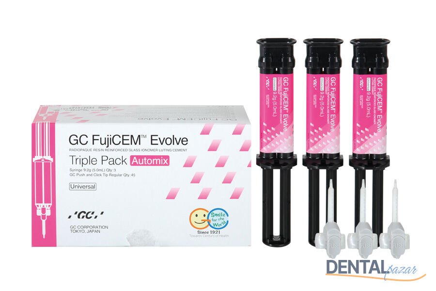 Fujicem Evolve Automix Siman 3'lü - Rezin Modifiye Cam İyonomer Siman