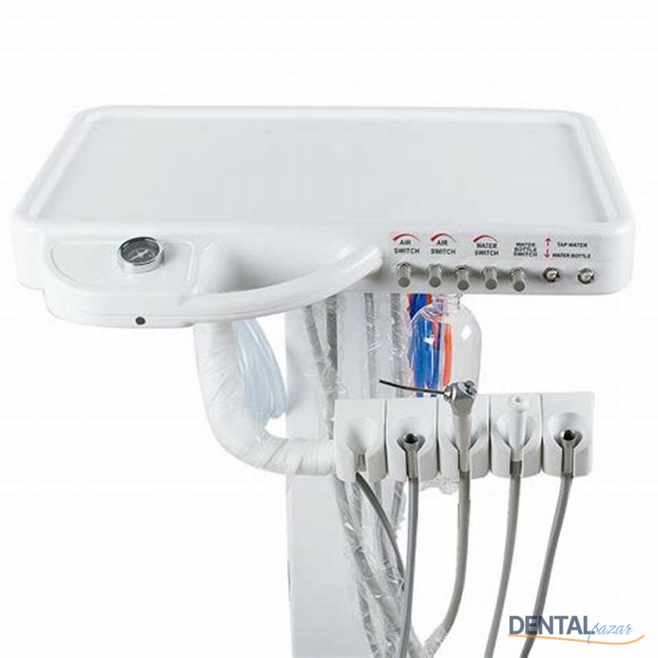 Portatif Unit Cihazı Tablalı (Mobil Dental Ünit)