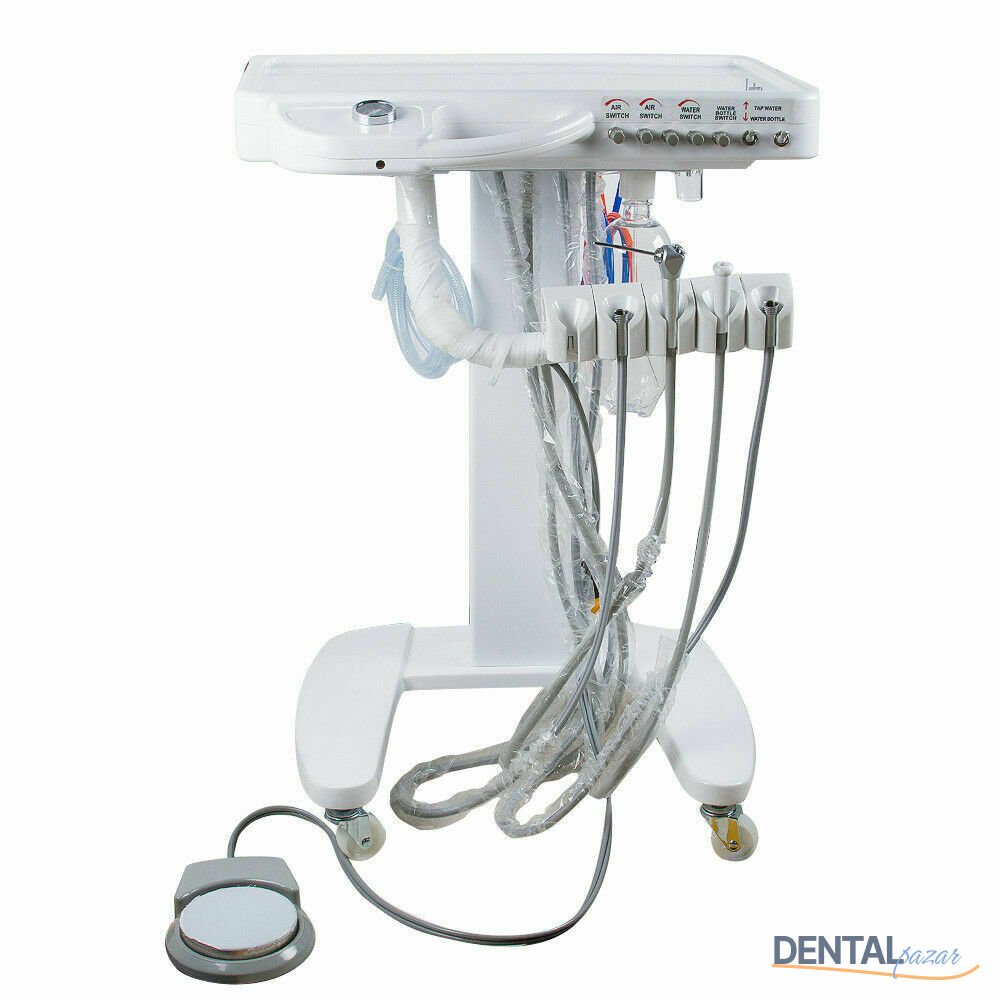 Portatif Unit Cihazı Tablalı (Mobil Dental Ünit)