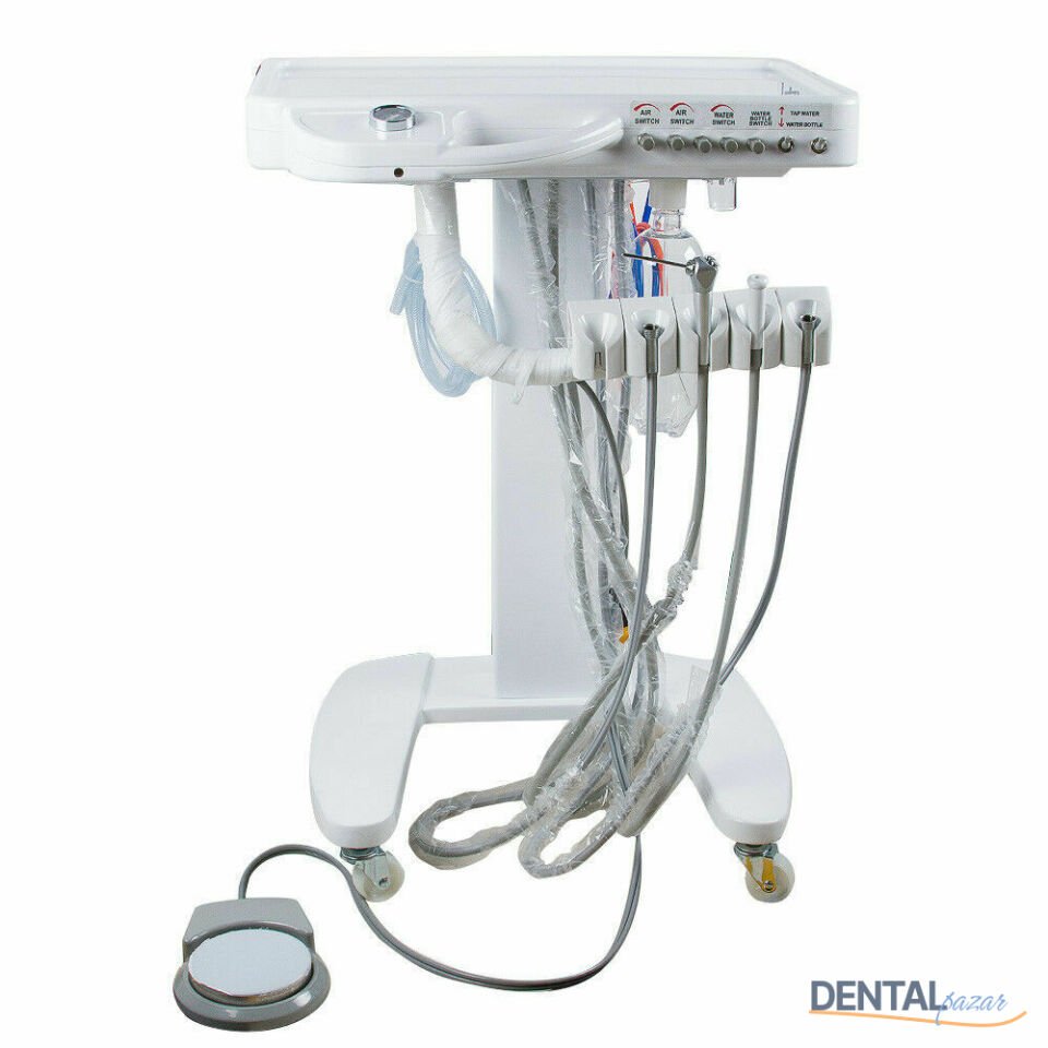 Portatif Unit Cihazı Tablalı (Mobil Dental Ünit)