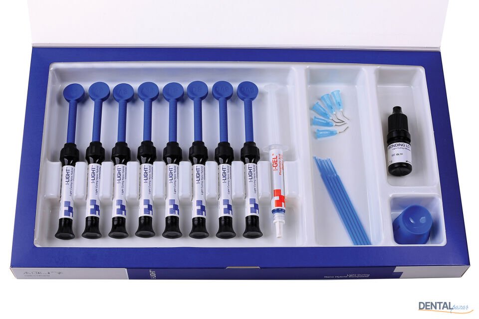 İ-Light Nano Hybrid Kompozit Set