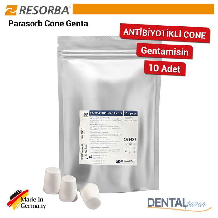 Parasorb Collagene Cone Genta- Antibiyotikli Cone