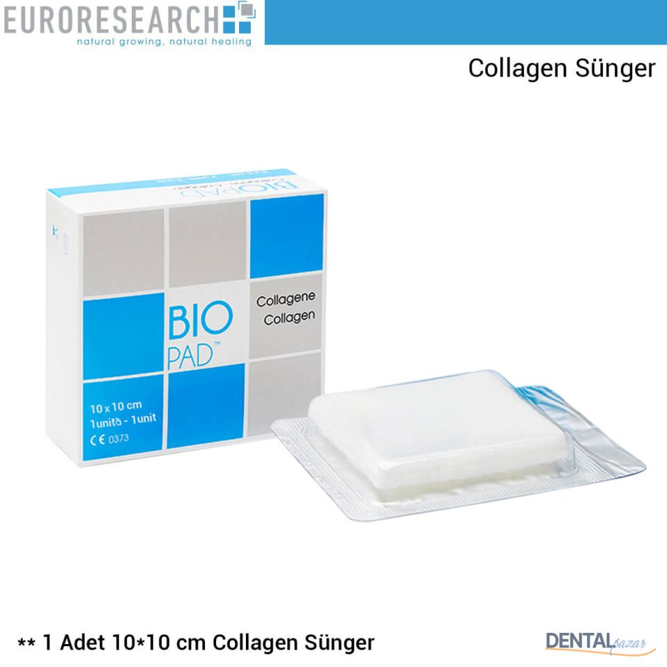 Biopad Collagen Sünger Cone - 10*10 cm