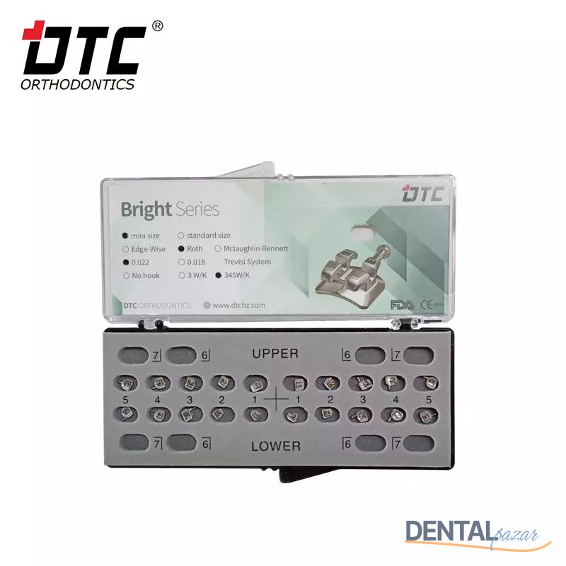 Glory Self Ligating Bracket - Kapaklı Metal Braket