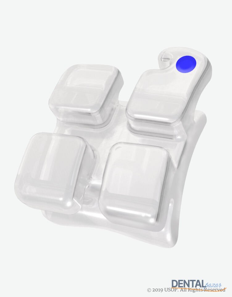 ClearViz+ SL Kapaklı Şeffaf Braket