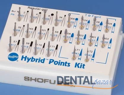 Hybrid Points Kit - Kompozit Restore ve Bitirme Frez Seti