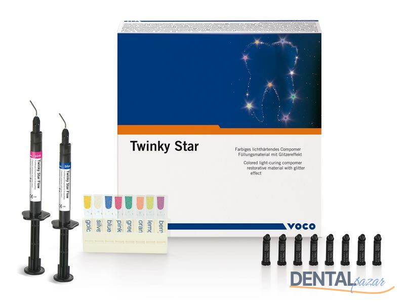 Twinky Star Renkli Simli Kompomer 40x0,25gr