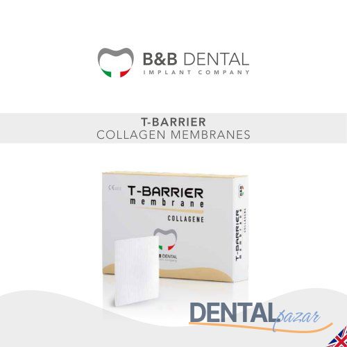 T-Barrier Collagen Membran - 23*23 mm - 2 Adet