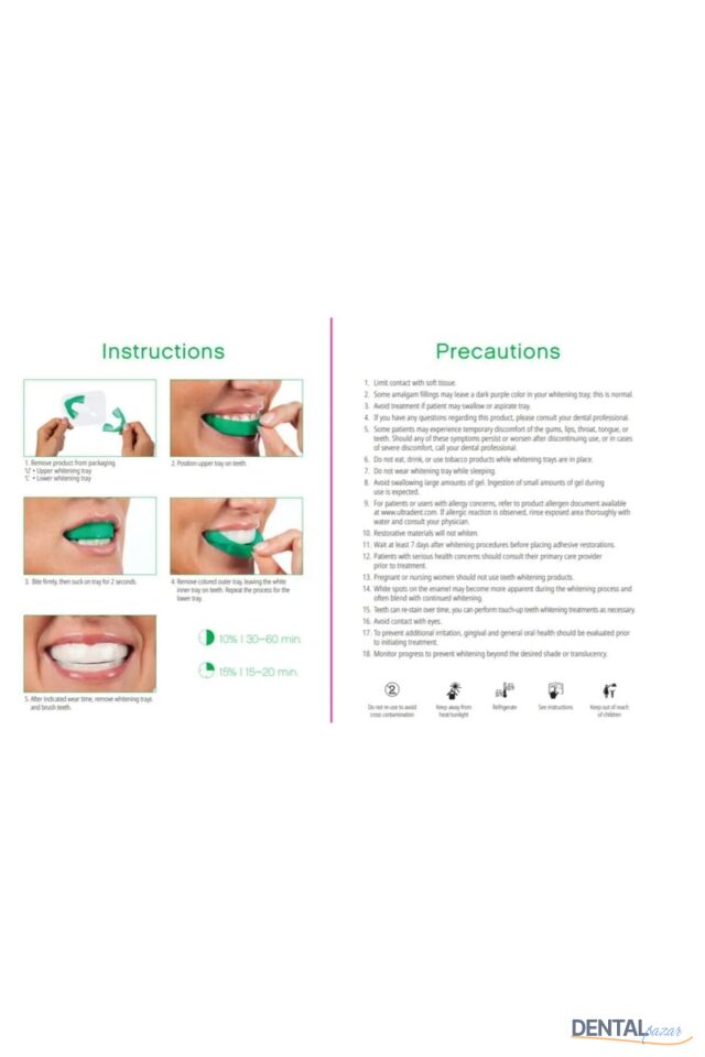 Opalescence Ultradent Go 8'li Diş Beyazlatma Hazır Kalıp-Kavun
