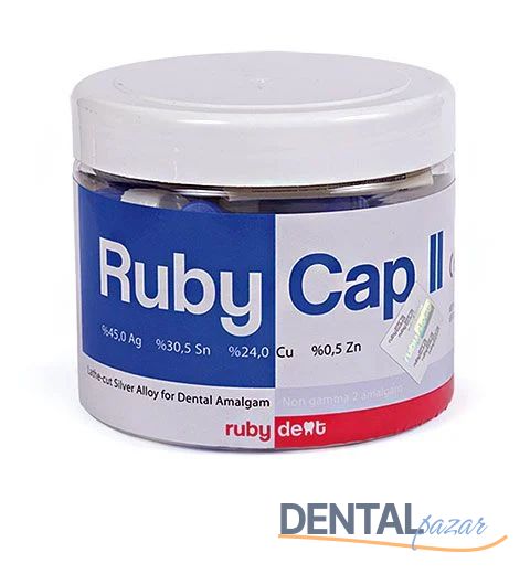RubyCap Kapsül Amalgam - %45 Gümüş - 2'lik Kapsül
