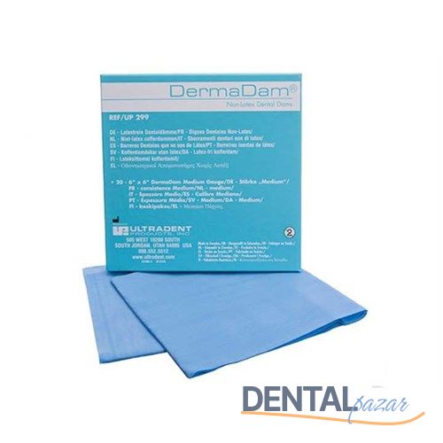 DermaDam Sentetik Rubber Dam - 20 Adet