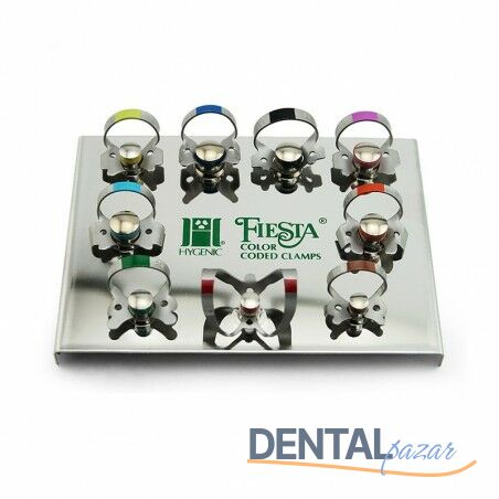 Hygenic Fiesta Renkli Rubberdam Klemp Seti