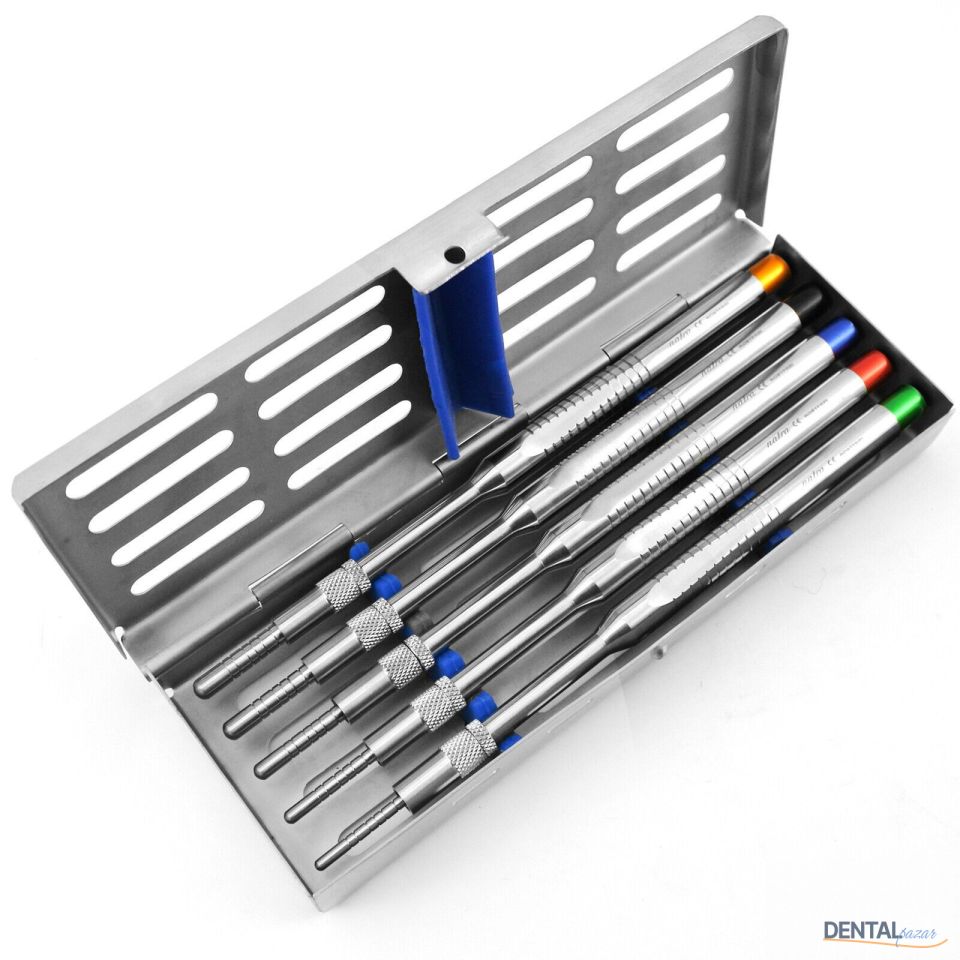 Stoperli Concave Osteotom 5'li Set + Kaset