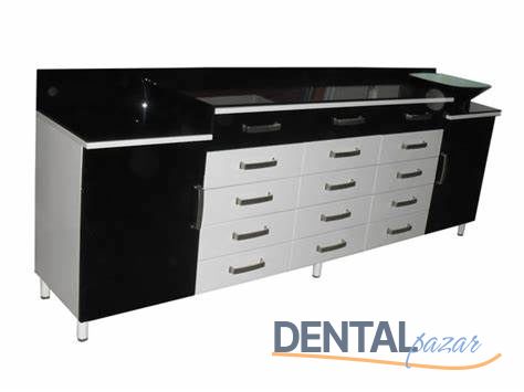 Klinik Dolap Camlı 250 cm Xt - C