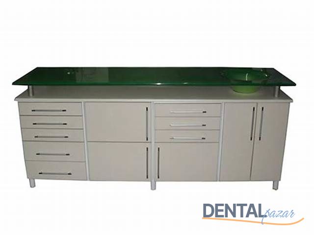 Klinik Dolap Camlı 200 cm Xt - B