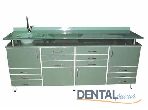Klinik Dolap Camlı 200 cm Xt - A