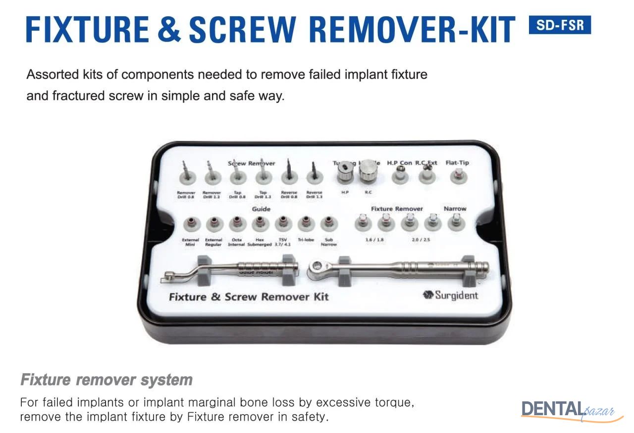 Fixture &Screw İmplant ve Vida Sökme Seti