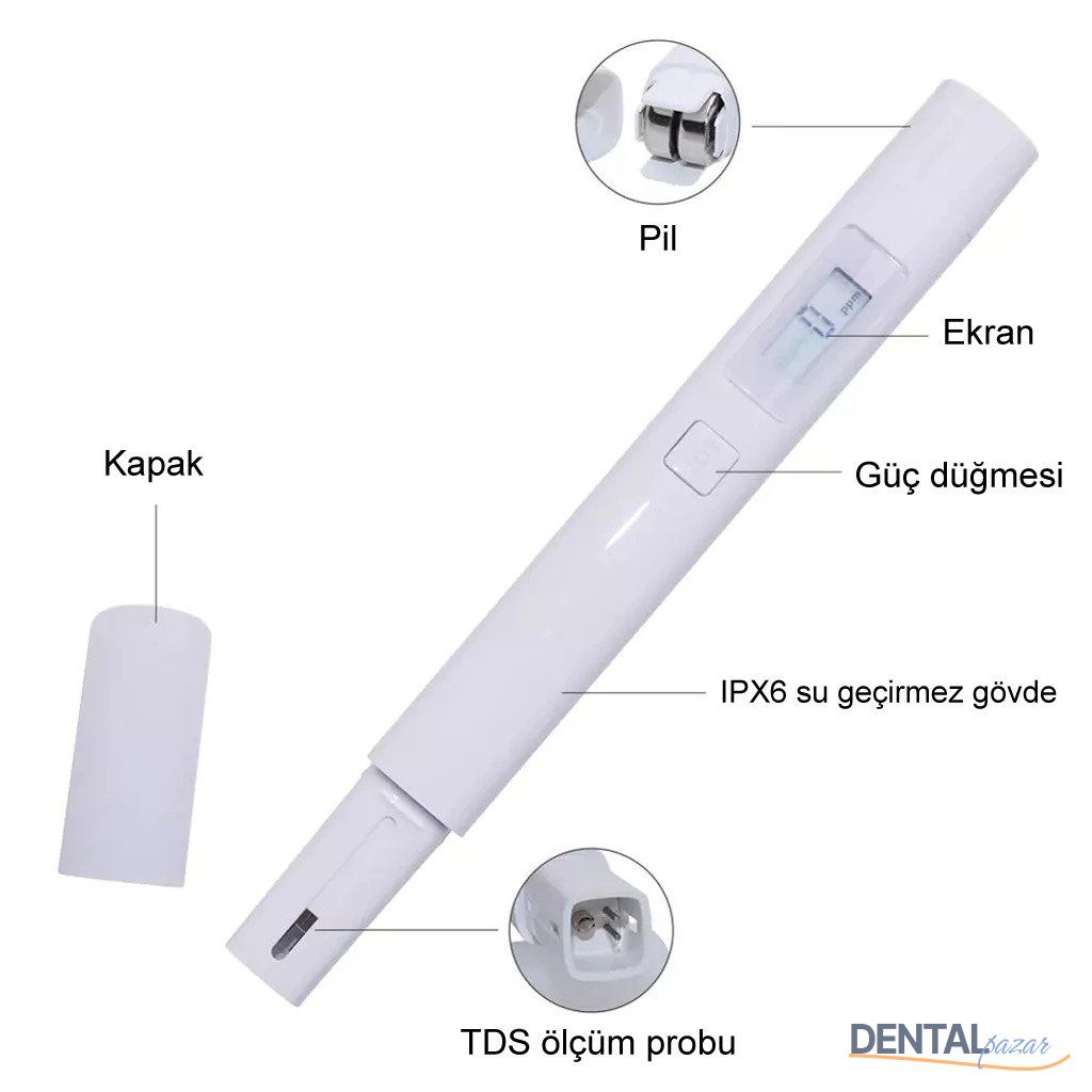 TDS Metre Saf Su Saflığını Ölçme Cihazı