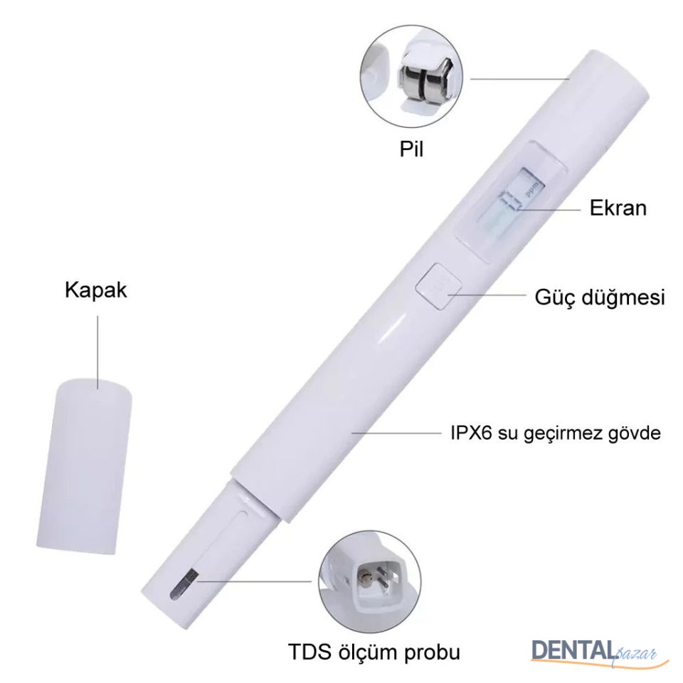 TDS Metre Saf Su Saflığını Ölçme Cihazı