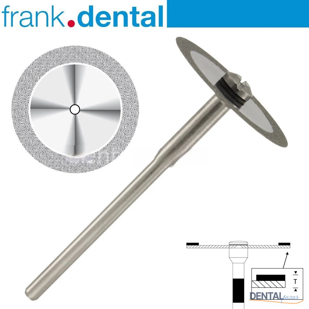 Ortho Diamond Disc Arayüz Separe - Tek Taraflı Aşındırma