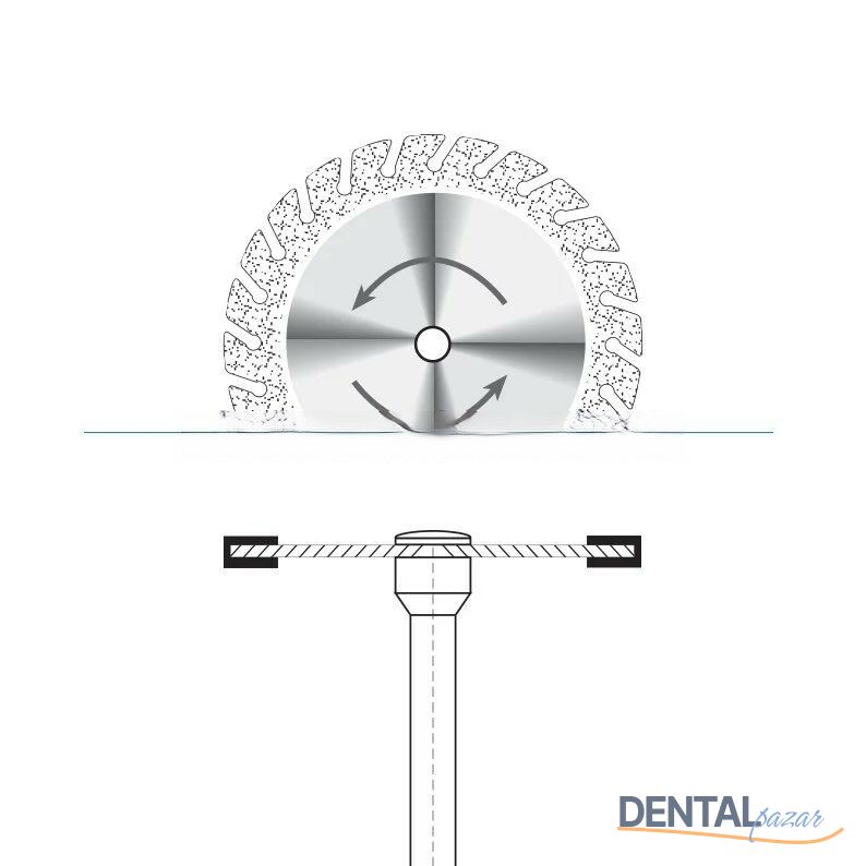 Ortho Diamond Disc Arayüz Separe - Çift Taraflı Aşındırma