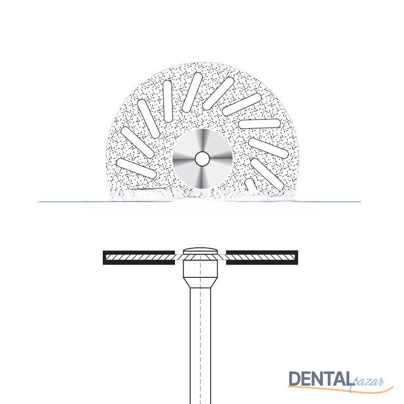 Ortho Diamond Disc Arayüz Separe - Çift Taraflı Aşındırma