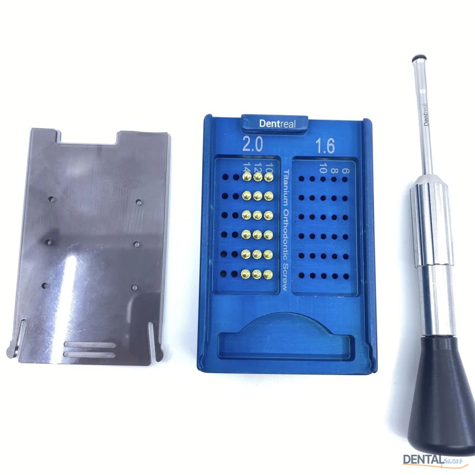 Orthofix Titanyum Orthodontik Vida İntro Seti - 2,0 mm Vidalar