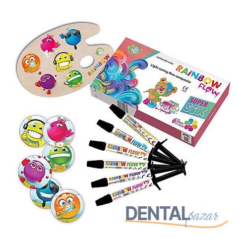 Rainbow Flow Renkli Flow Kompozit Set