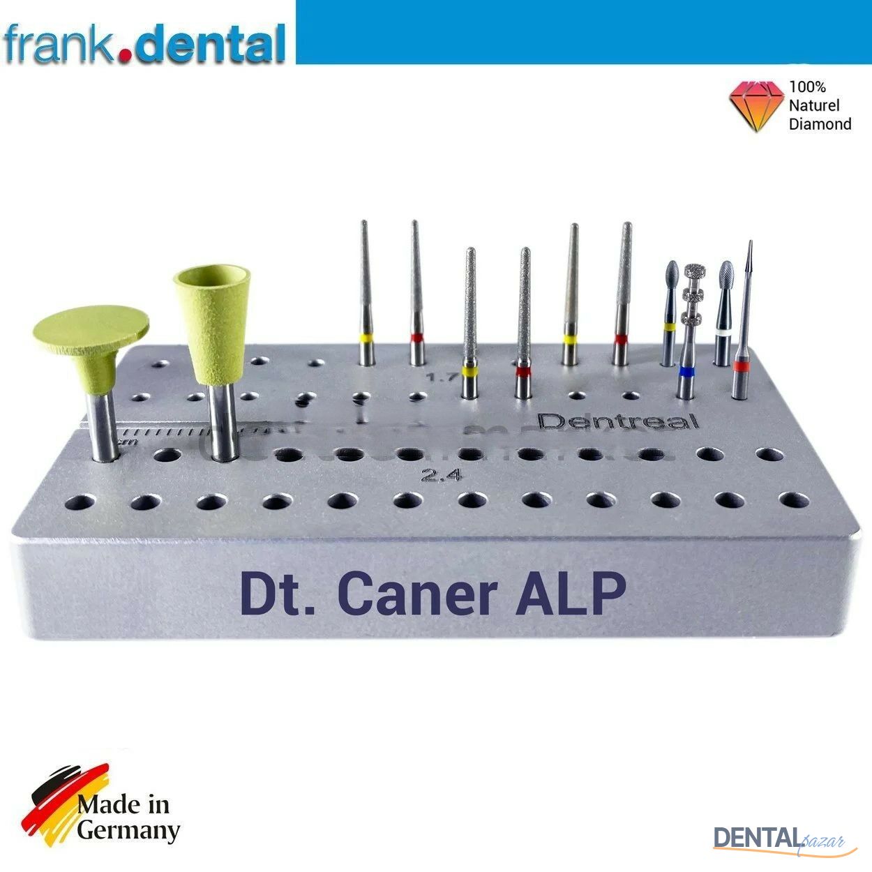 Dt.Caner ALP Porselen Laminate Veneer Preparation Frez Seti