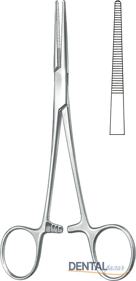 Kelly Hemostatik Forceps Düz