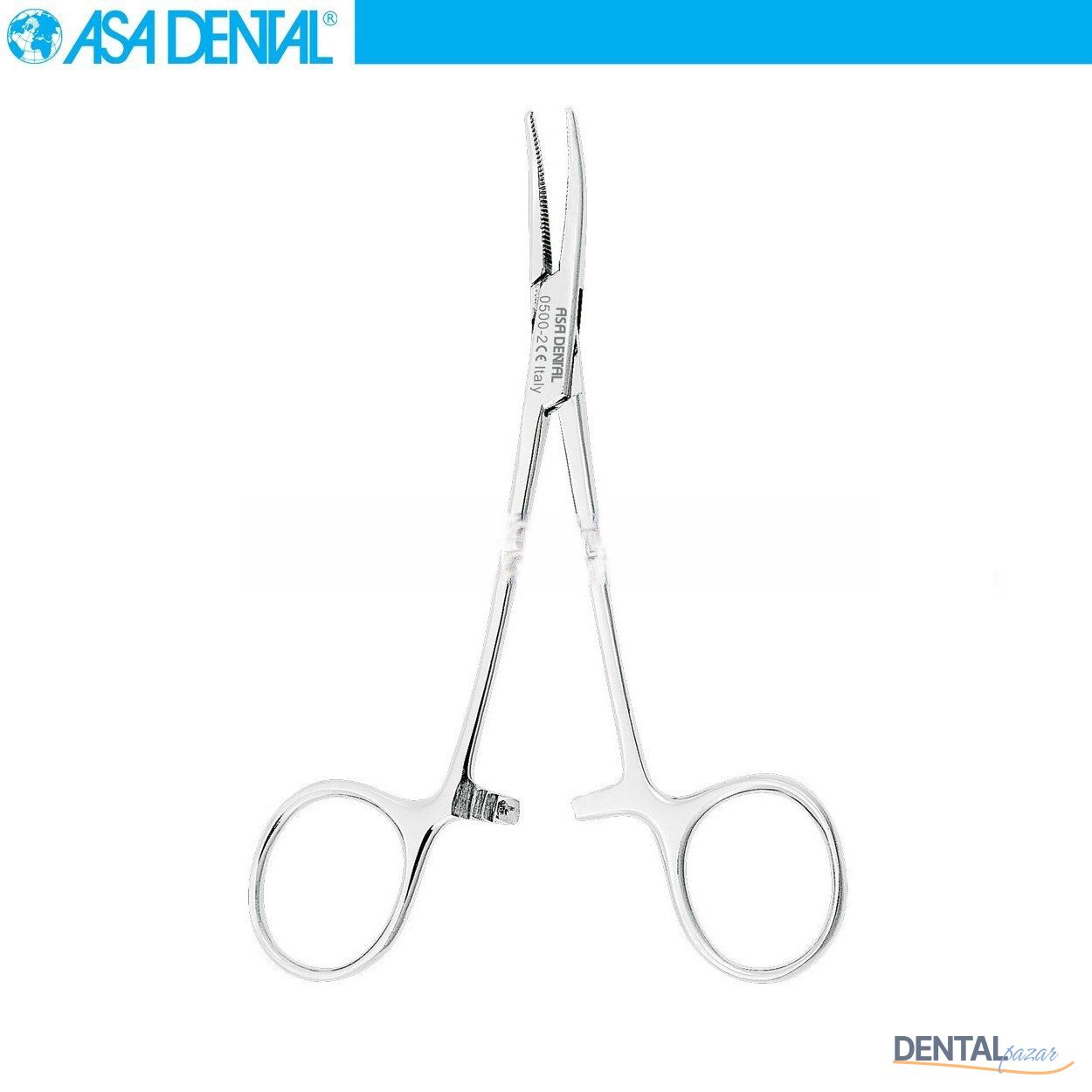Mosquito Hemostat Eğri Pens 12 cm
