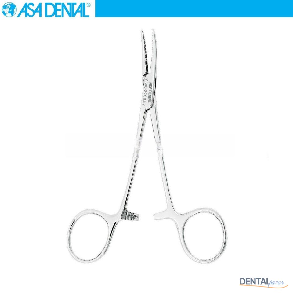 Mosquito Hemostat Eğri Pens 12 cm